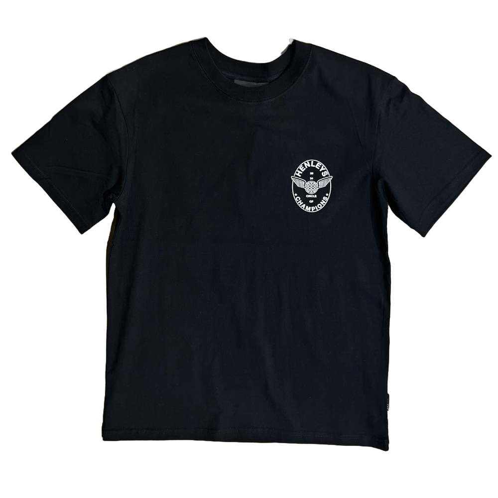 Henleys Champions Tee - Black