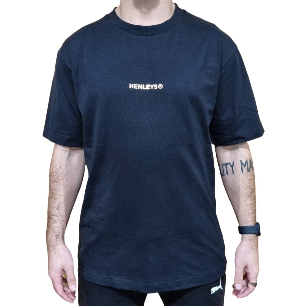 Henleys Classic Logo Tee - Black / Gold
