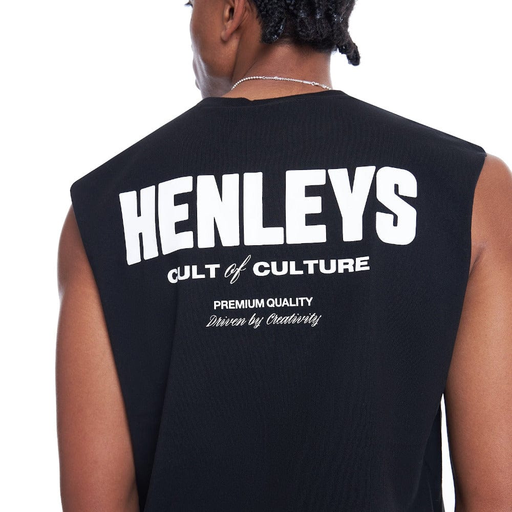 Henleys Culture Muscle - Black / White