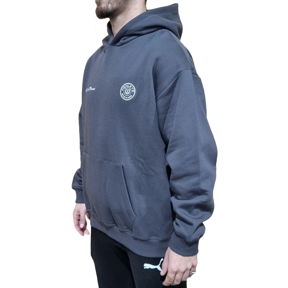 Henleys Signet Hooded Sweater - Coal