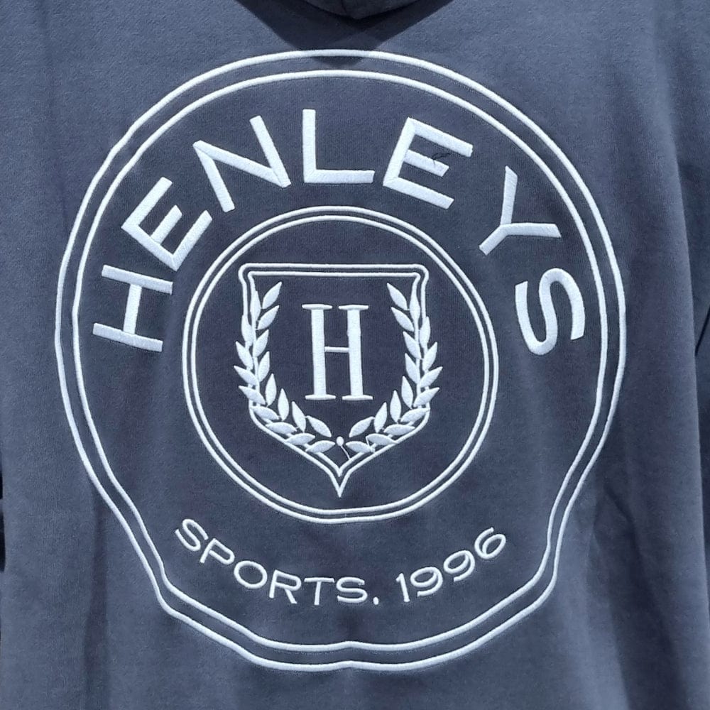 Henleys Signet Hooded Sweater - Coal