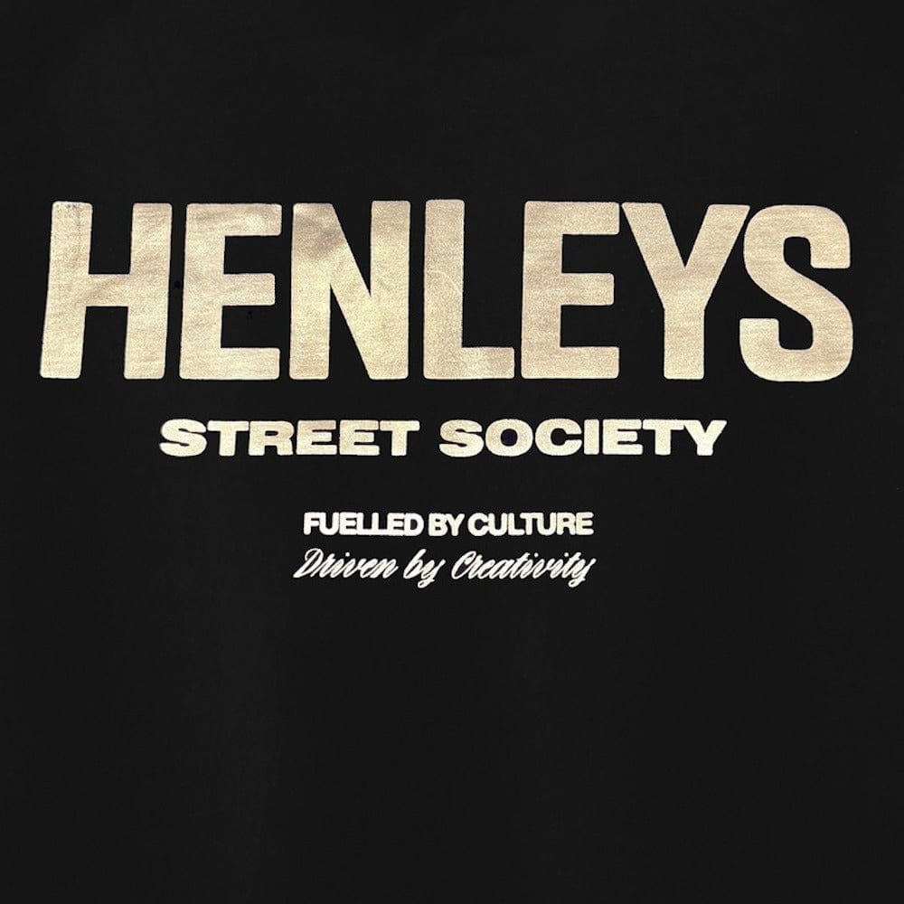 Henleys Society Tee - Black