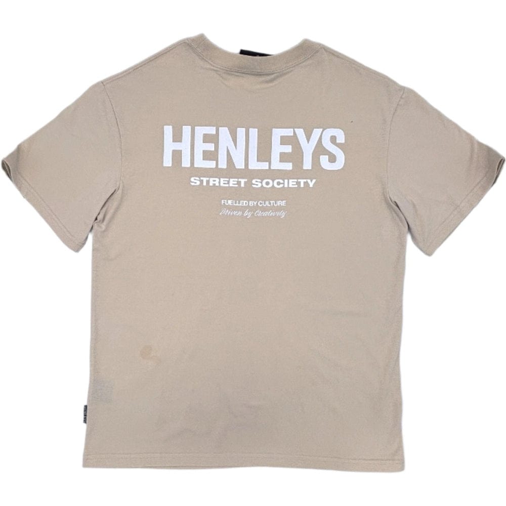 Henleys Society Tee - Bone