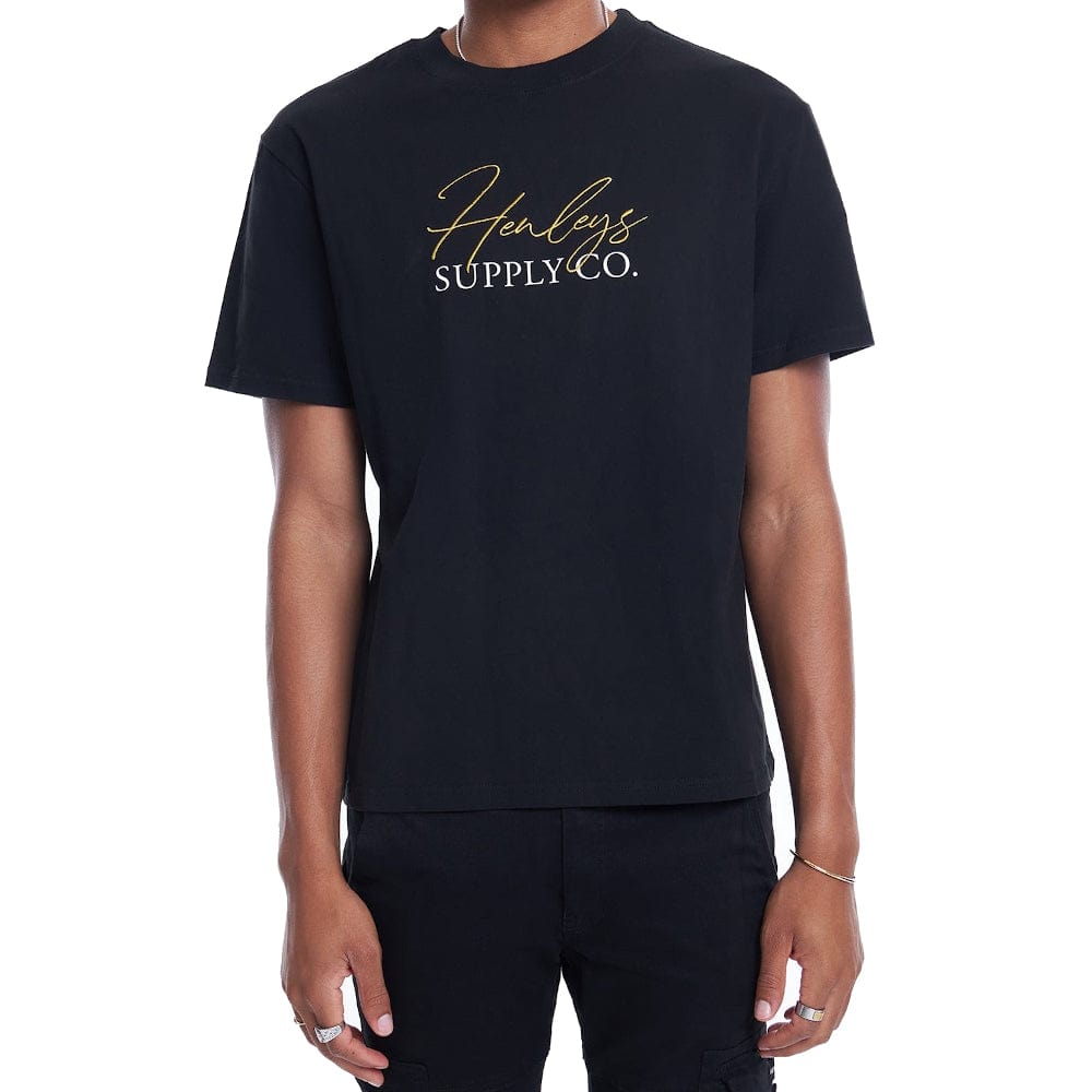 Henleys Supply Tee - Black