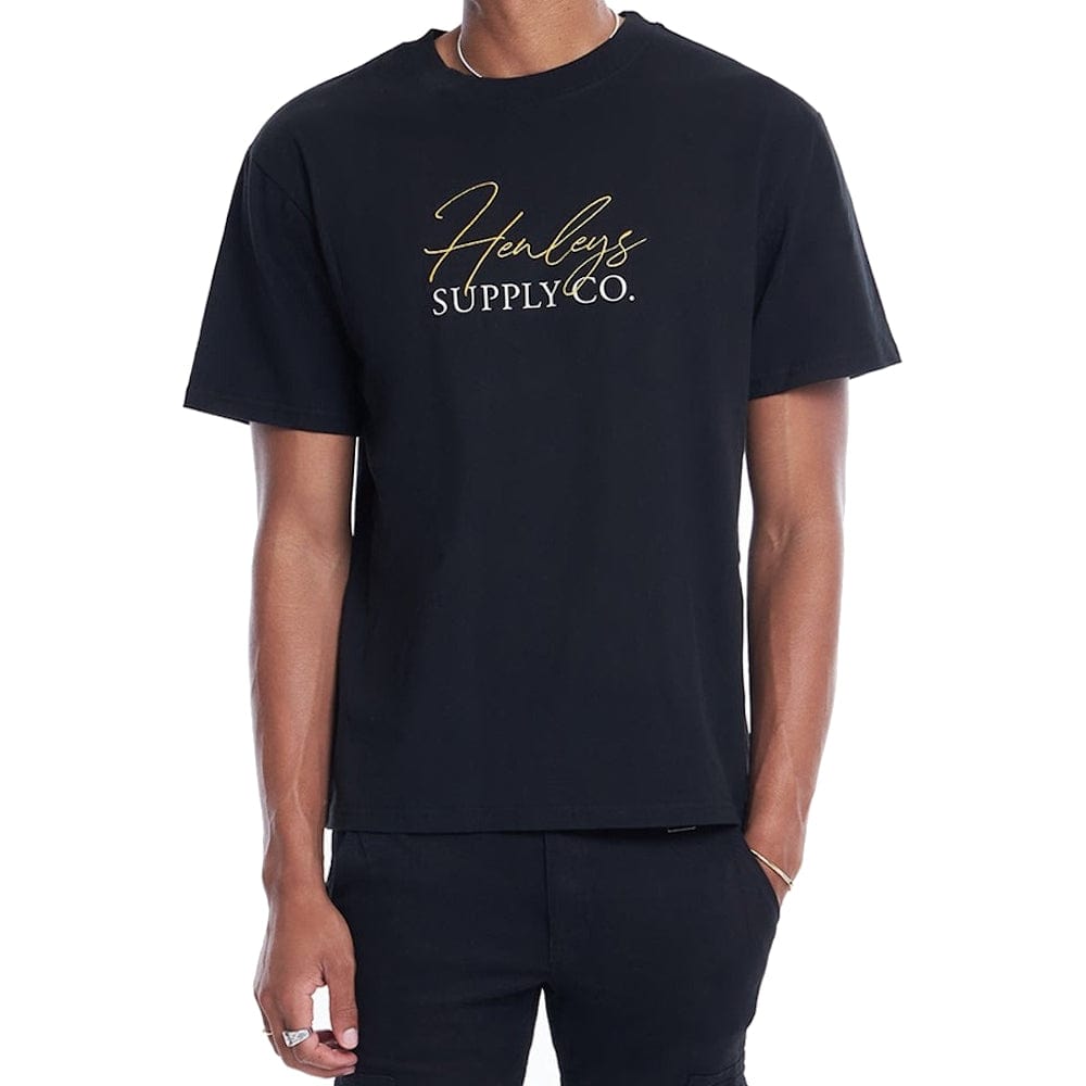 Henleys Supply Tee - Black