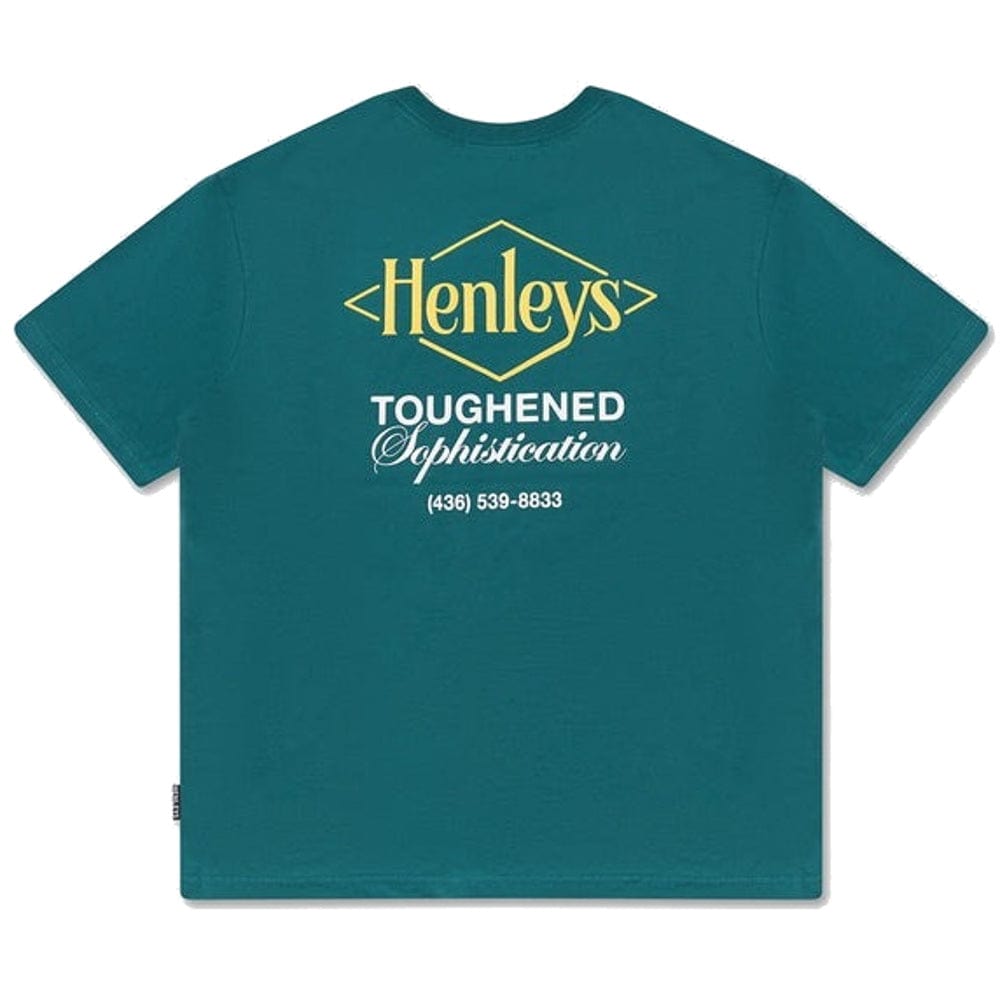 Henleys Tough Tee - Metal Green
