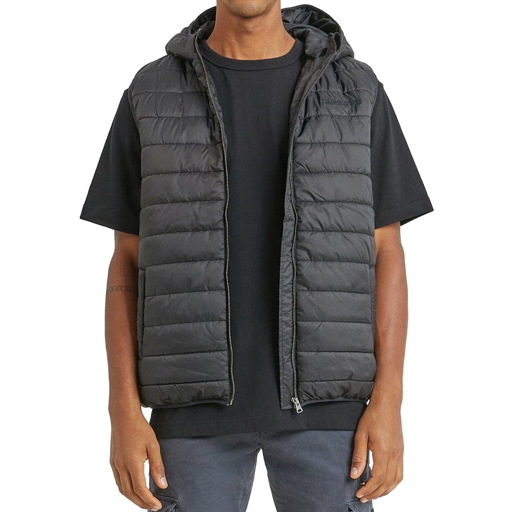 Henleys Velocity Hooded Gillet - Black