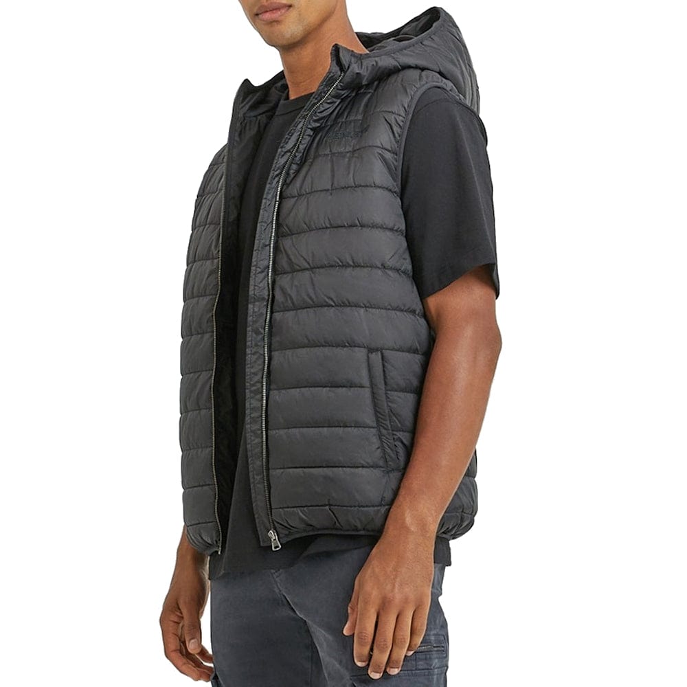 Henleys Velocity Hooded Gillet - Black