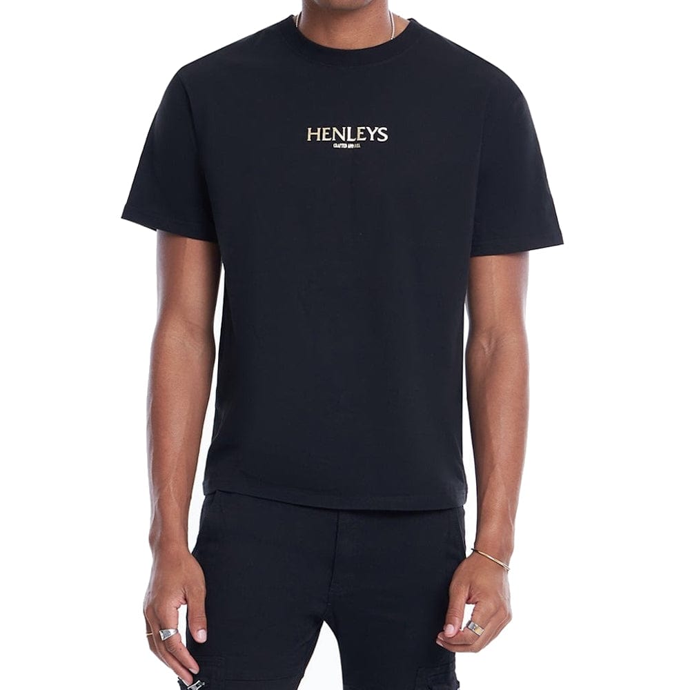 Henleys Wings Tee - Black
