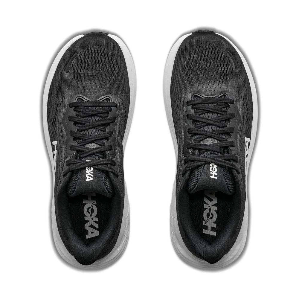 HOKA Clifton 11 women's Black / White 1176573-BWHT — view 2