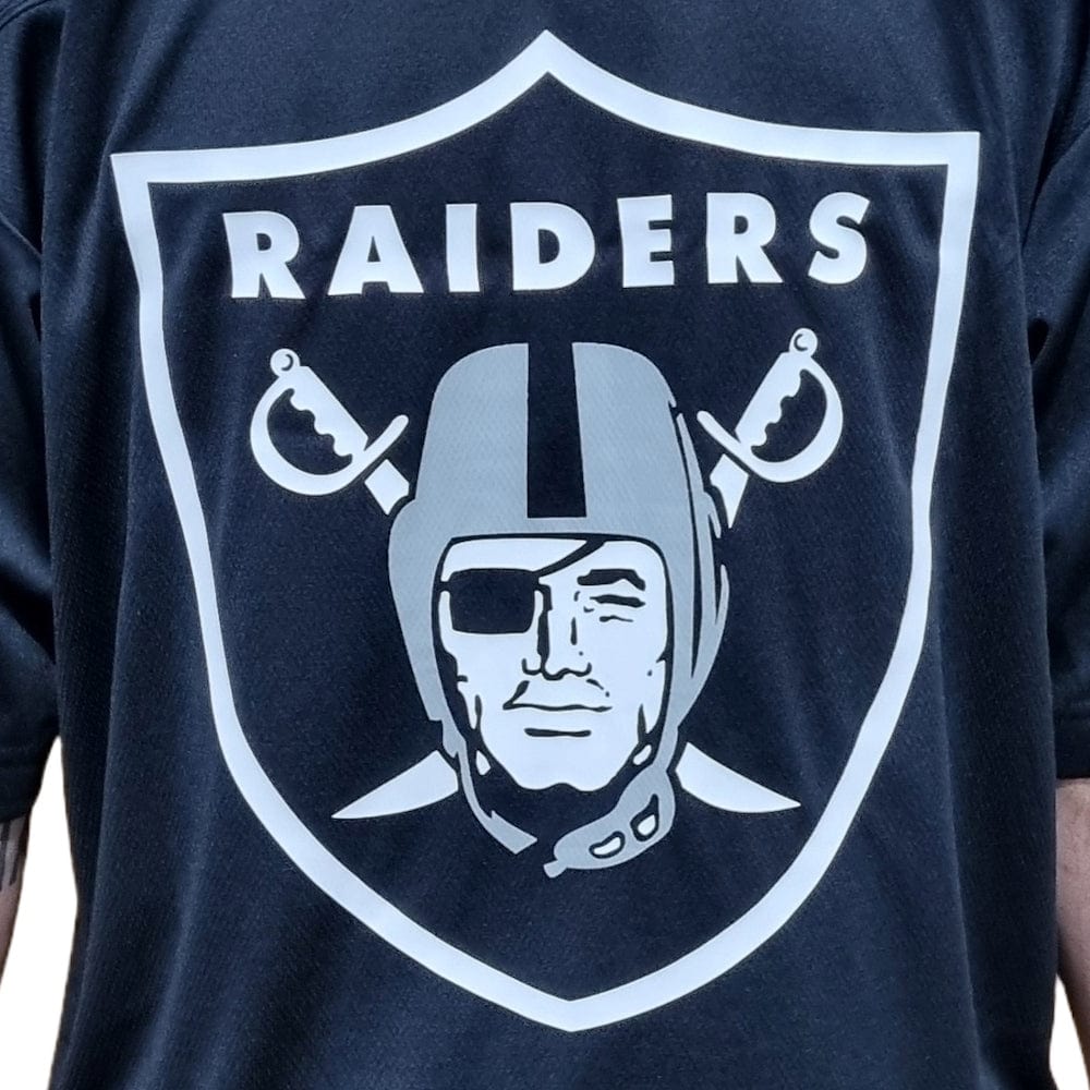 Majestic Athletic Camo Mesh Tee Las Vegas Raiders - Solid Black