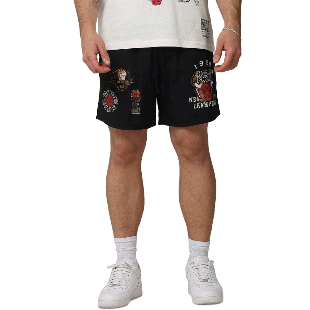 Mitchell & Ness Champs Nylon Short Chicago Bulls - Black