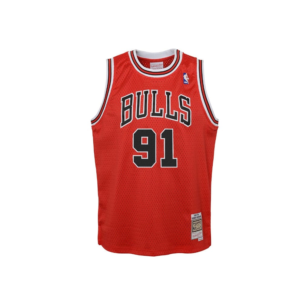 Mitchell & Ness Youth Swingman Jersey Chicago Bulls Dennis Rodman Road 97/98 - Red
