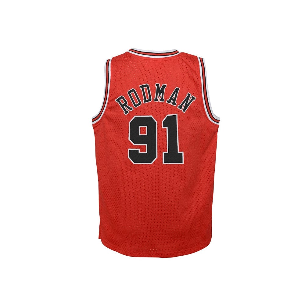 Mitchell & Ness Youth Swingman Jersey Chicago Bulls Dennis Rodman Road 97/98 - Red