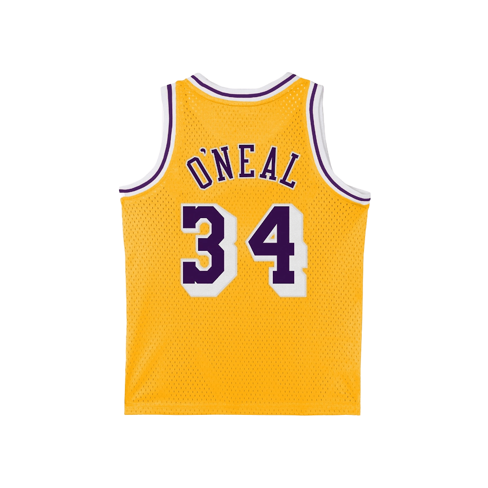 Mitchell & Ness Youth Swingman Jersey Los Angeles Lakers Shaquille O'Neal Home 1996/97 - Yellow