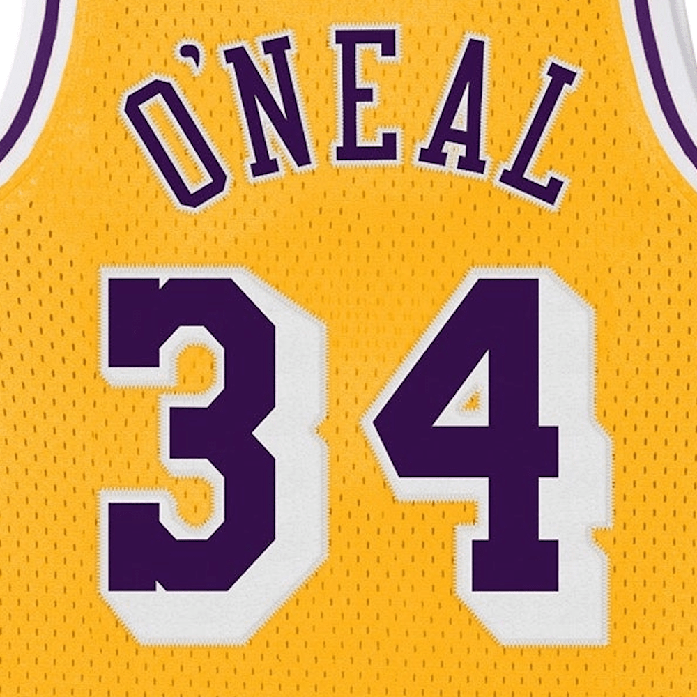 Mitchell & Ness Youth Swingman Jersey Los Angeles Lakers Shaquille O'Neal Home 1996/97 - Yellow