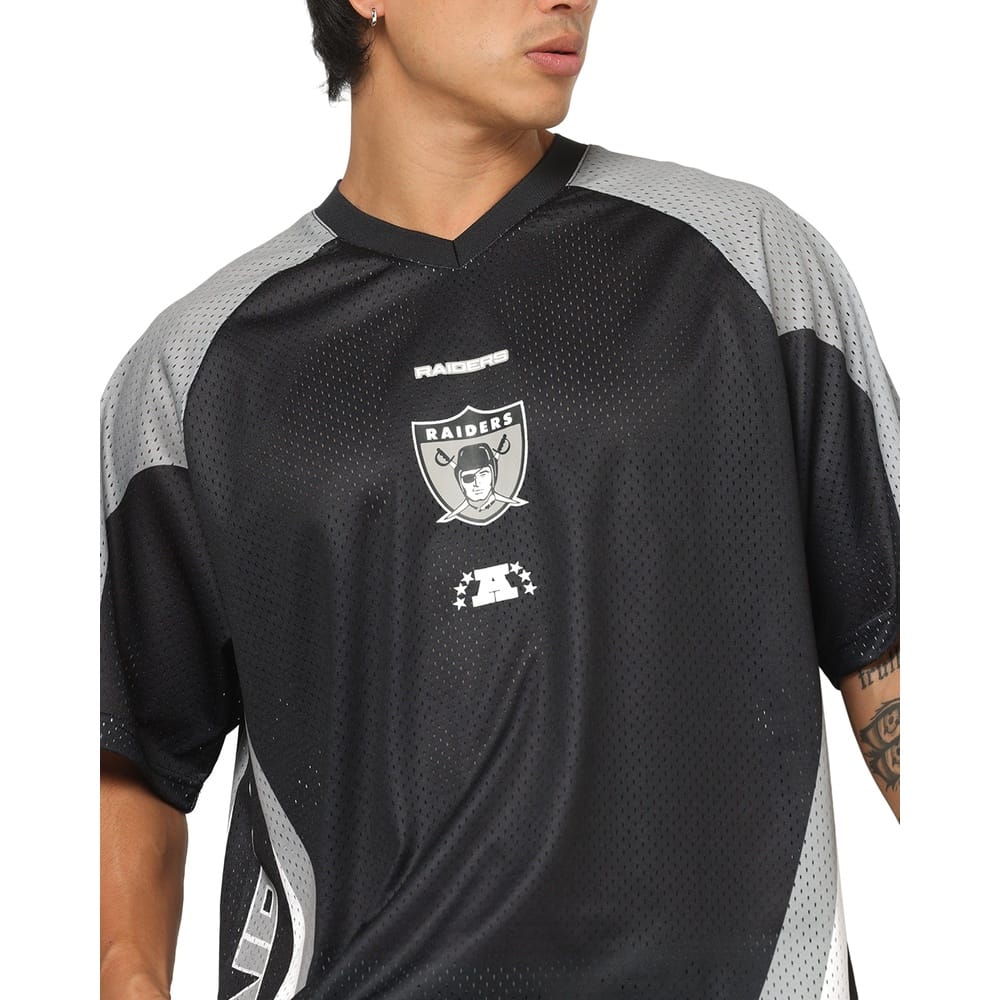 Mitchell & Ness Mixed Mesh Jersey Las Vegas Raiders - Black / Gun Powder Grey / White