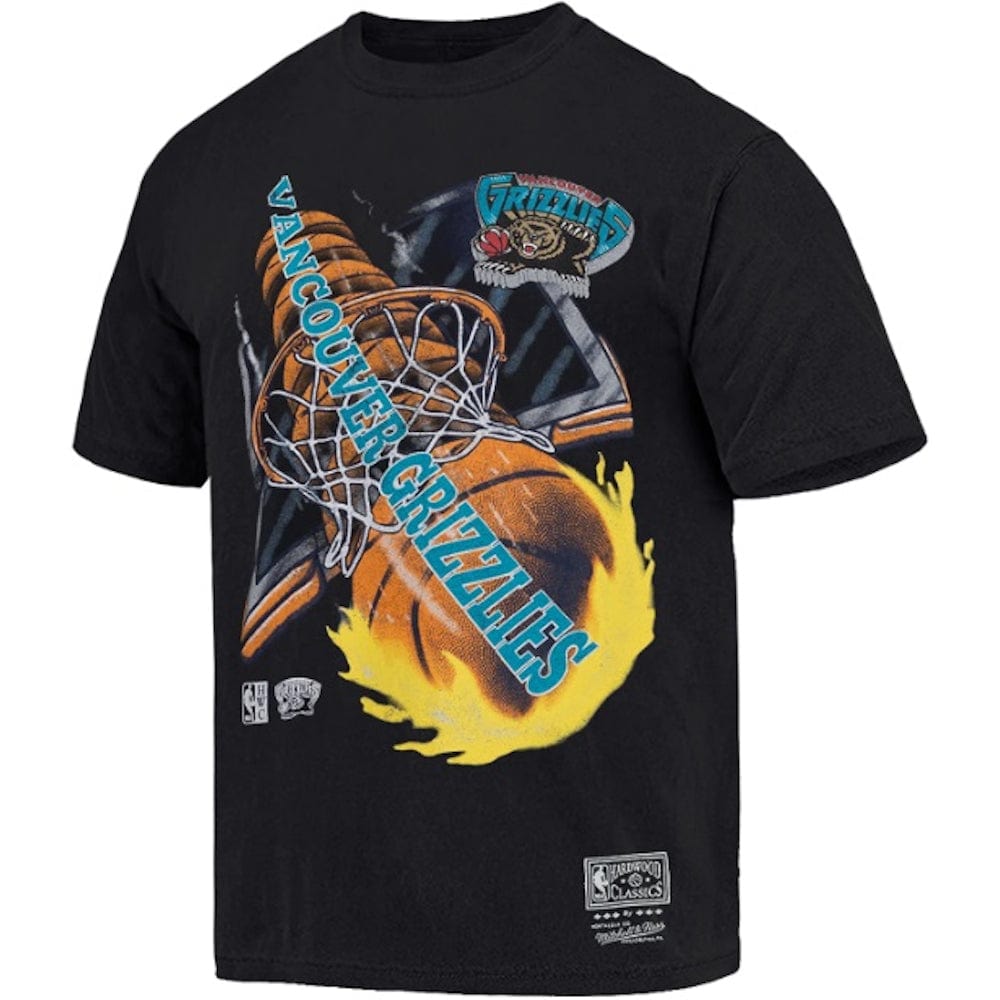 Mitchell & Ness On Fire Tee Vancouver Grizzlies - Faded Black