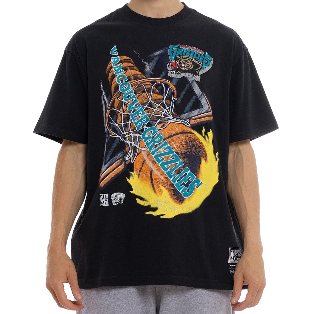Mitchell & Ness On Fire Tee Vancouver Grizzlies - Faded Black