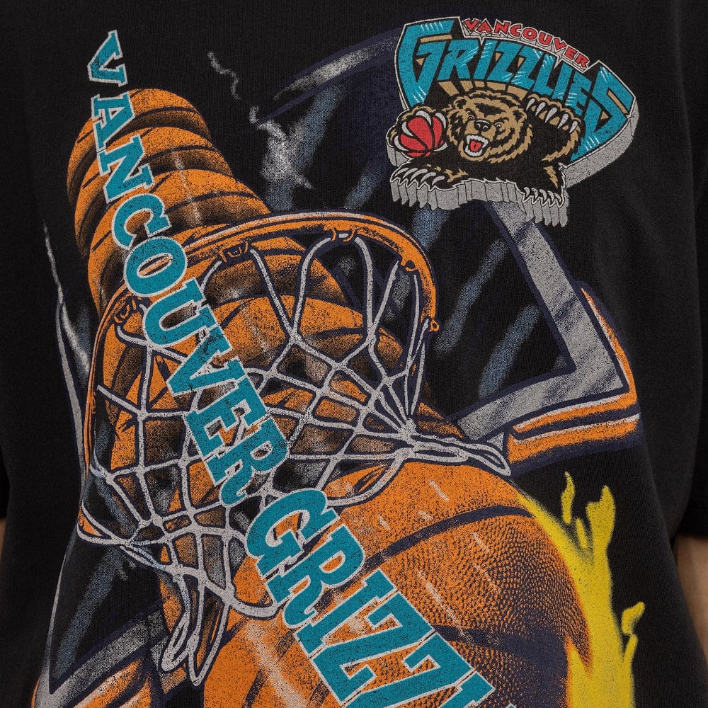 Mitchell & Ness On Fire Tee Vancouver Grizzlies - Faded Black