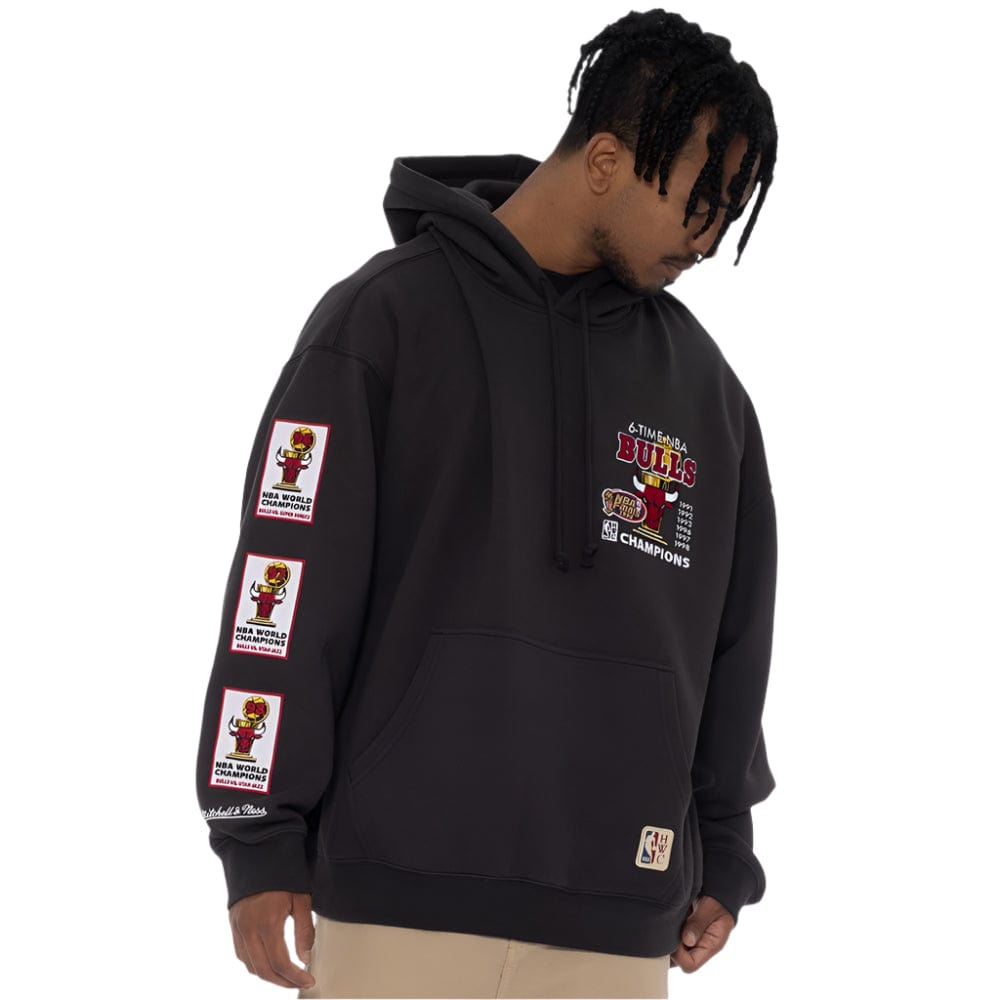 Mitchell & Ness Pinnacle Hoodie Chicago Bulls - Faded Black
