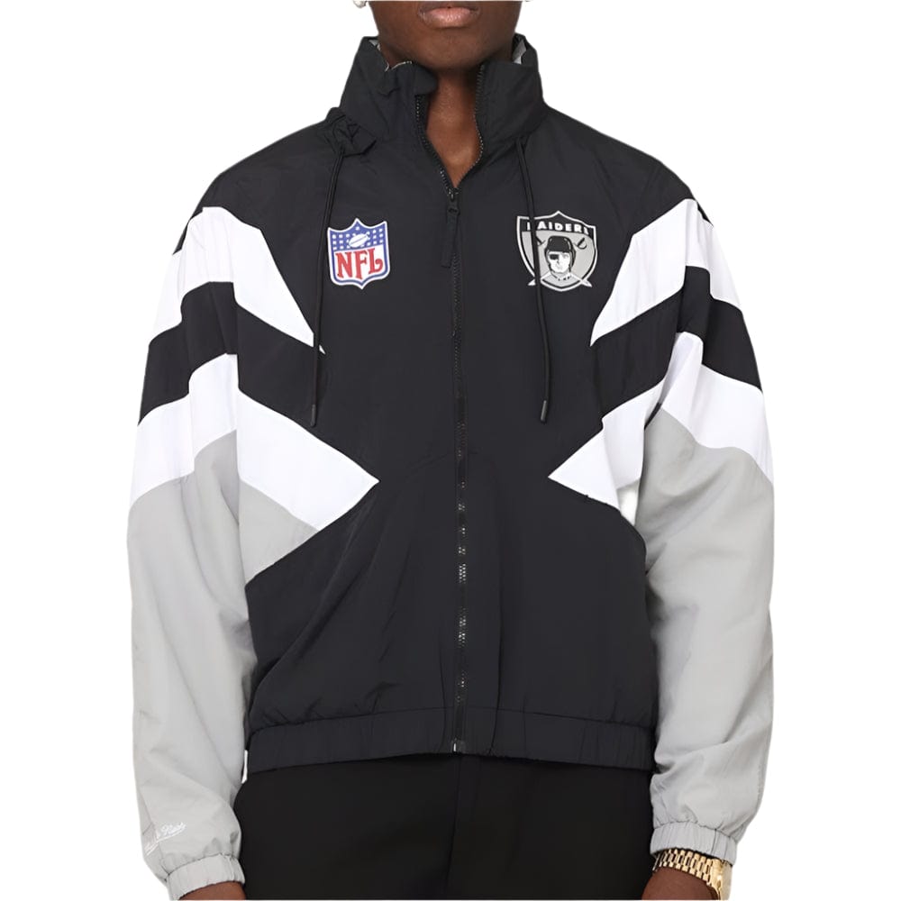 Mitchell & Ness Spray Jacket Raiders - Black / Grey