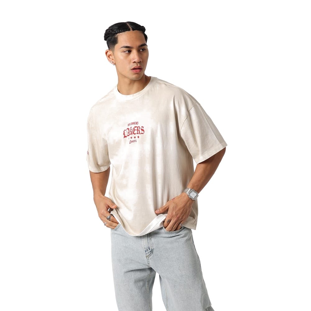 Mitchell & Ness Star Tee Los Angeles Lakers - Vintage White