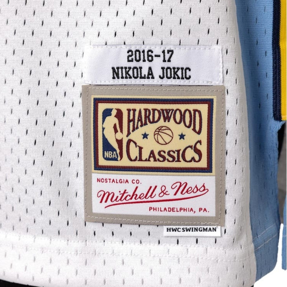 Mitchell & Ness Swingman Jersey Denver Nuggets Nikola Jokic 16/17 - White