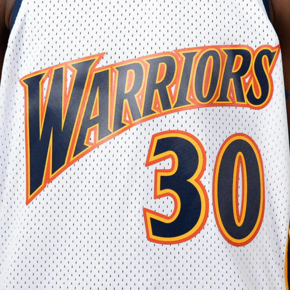 Mitchell & Ness Swingman Jersey Golden State Warriors Stephen Curry Home 09/10 - White