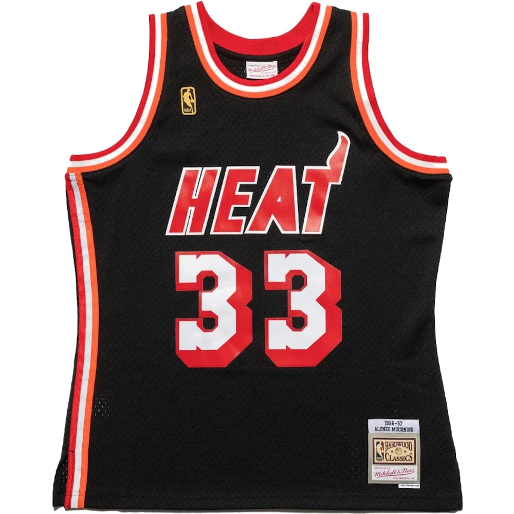 Mitchell & Ness Swingman Jersey Miami Heat Alonzo Mourning Road 96/97 - Black