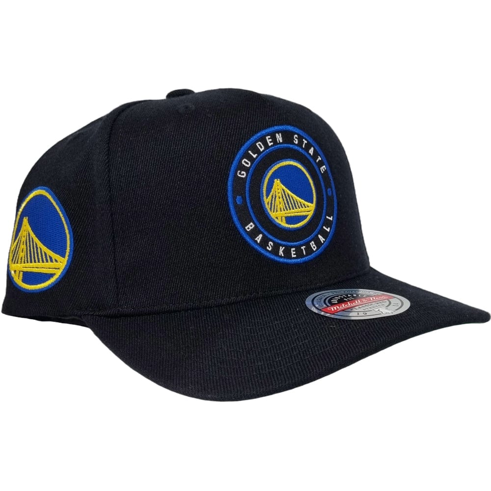 Mitchell & Ness Circle Patch Snapback Golden State Warriors - Black
