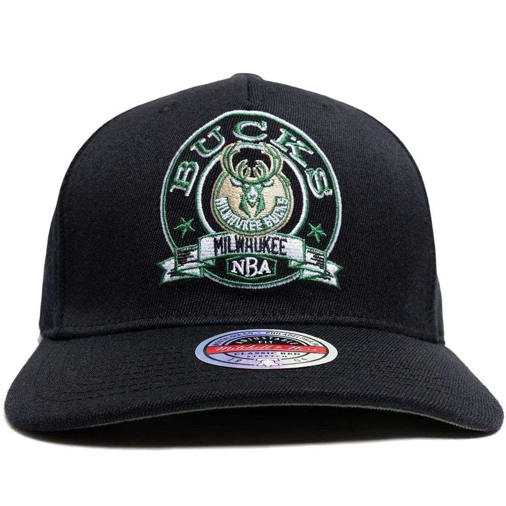 Mitchell & Ness Emblem MVP Snapback Milwaukee Bucks - Black / Green