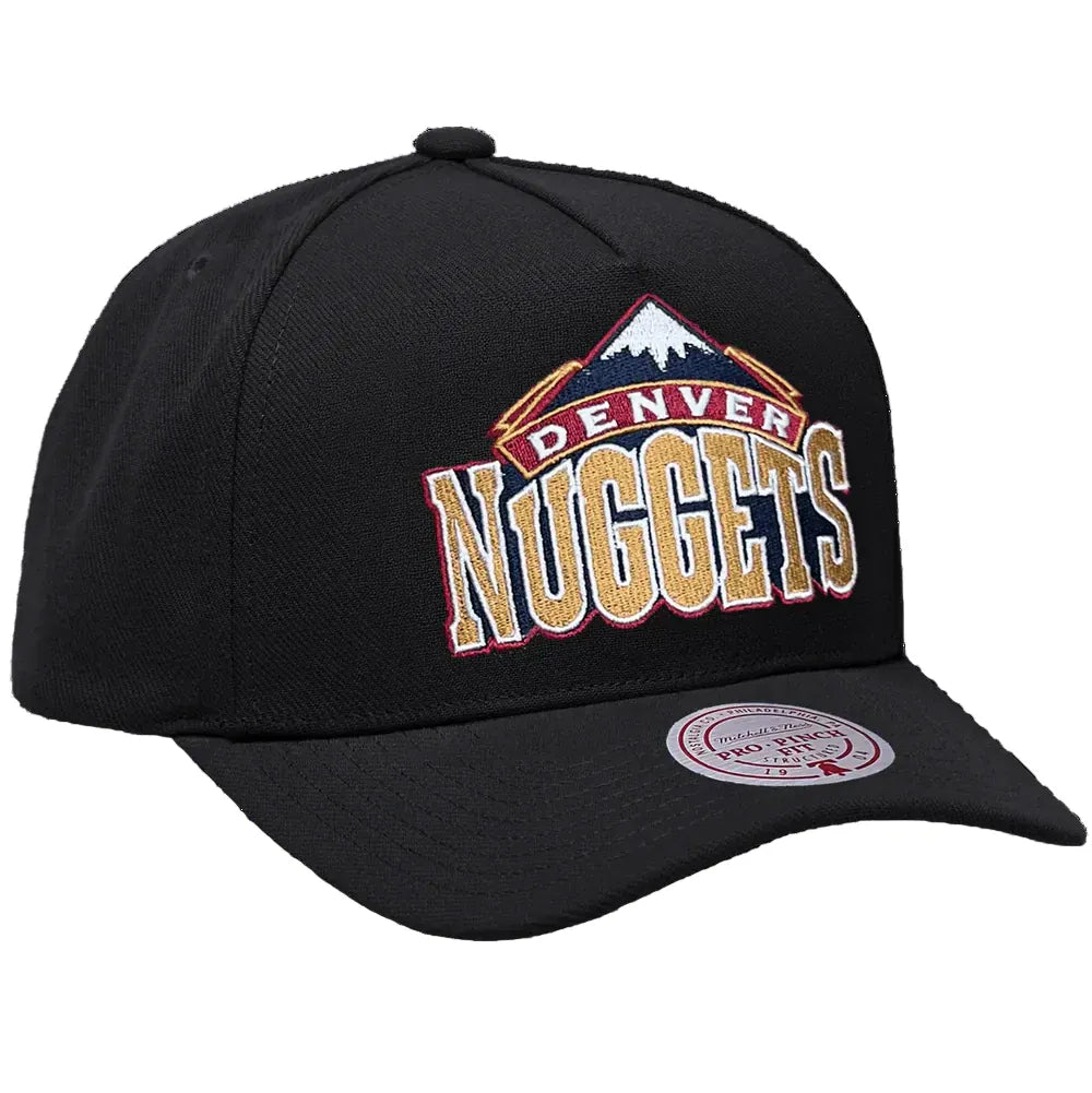 Mitchell & Ness Evergreen Team Pro Pinch Snapback Denver Nuggets - Black