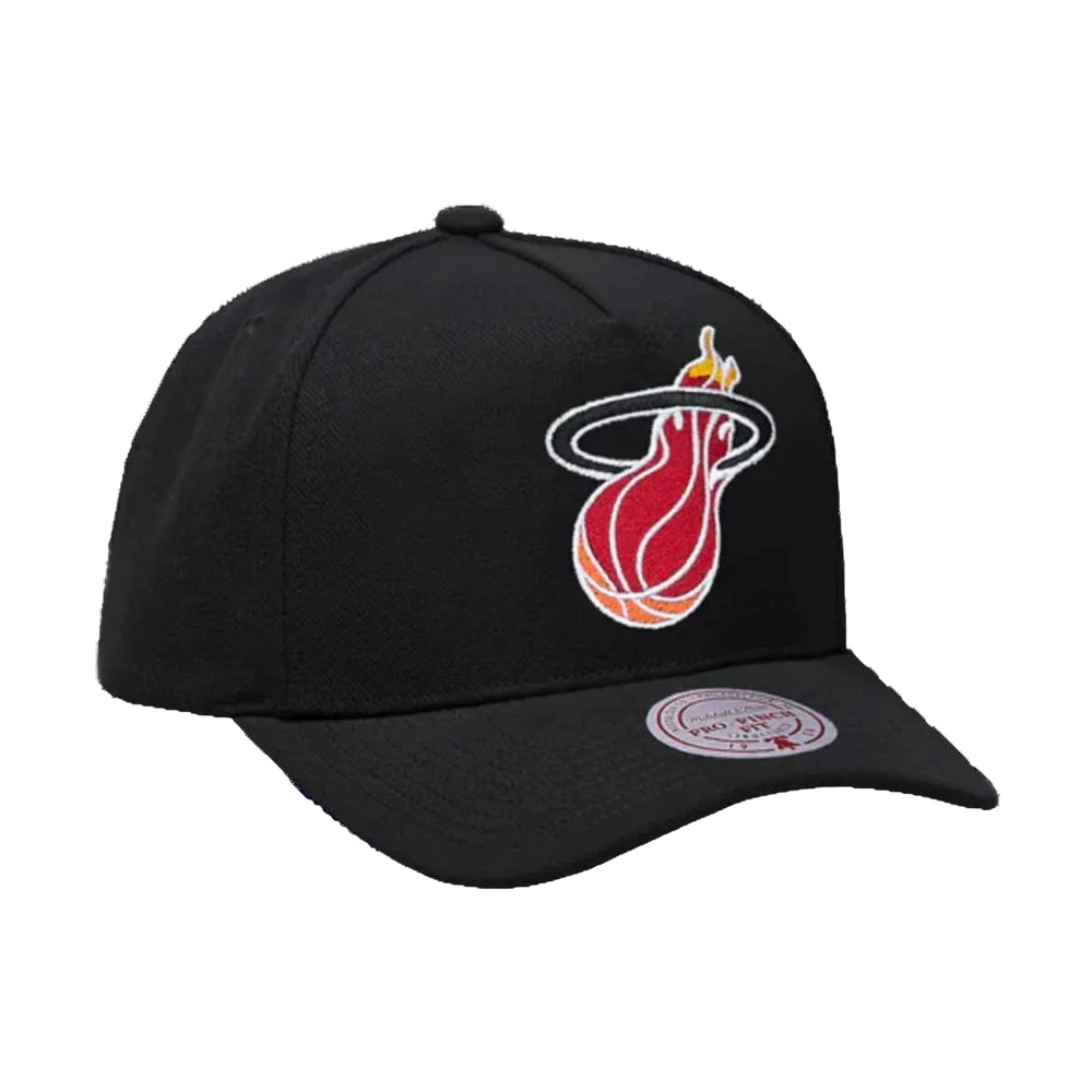 Mitchell & Ness Evergreen Team Pro Pinch Snapback Miami Heat - Black