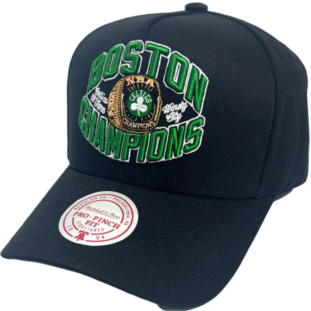 Mitchell & Ness Forever Champs Pro Pinch Snapback Boston Celtics - Black