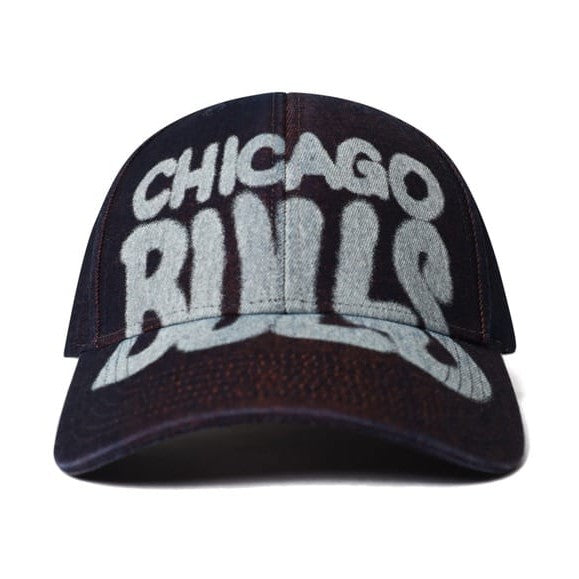 Mitchell & Ness Spray Low pro Strapback Chicago Bulls - Black / Orange
