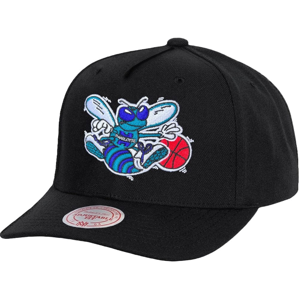 Mitchell & Ness Team Colour Logo MVP Snapback Charlotte Hornets - Black