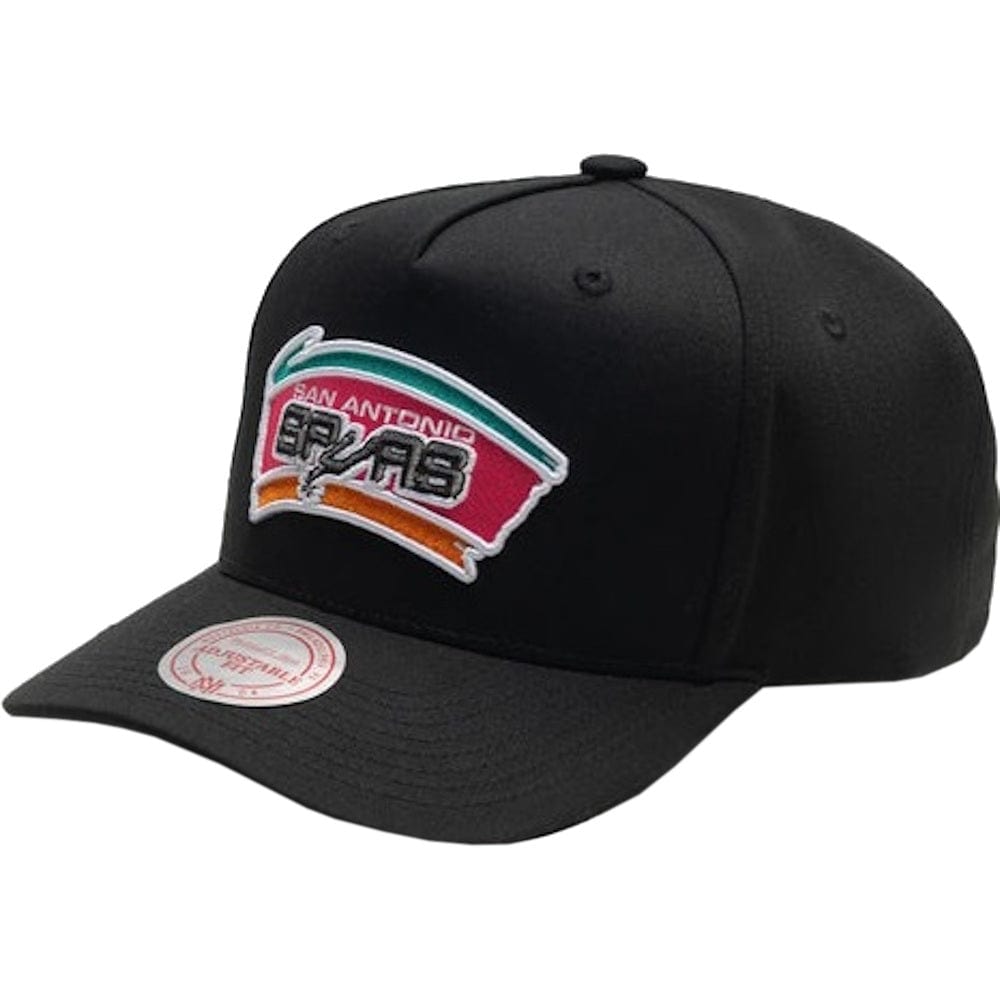 Mitchell & Ness Team Colour Logo MVP Snapback San Antonio Spurs - Black