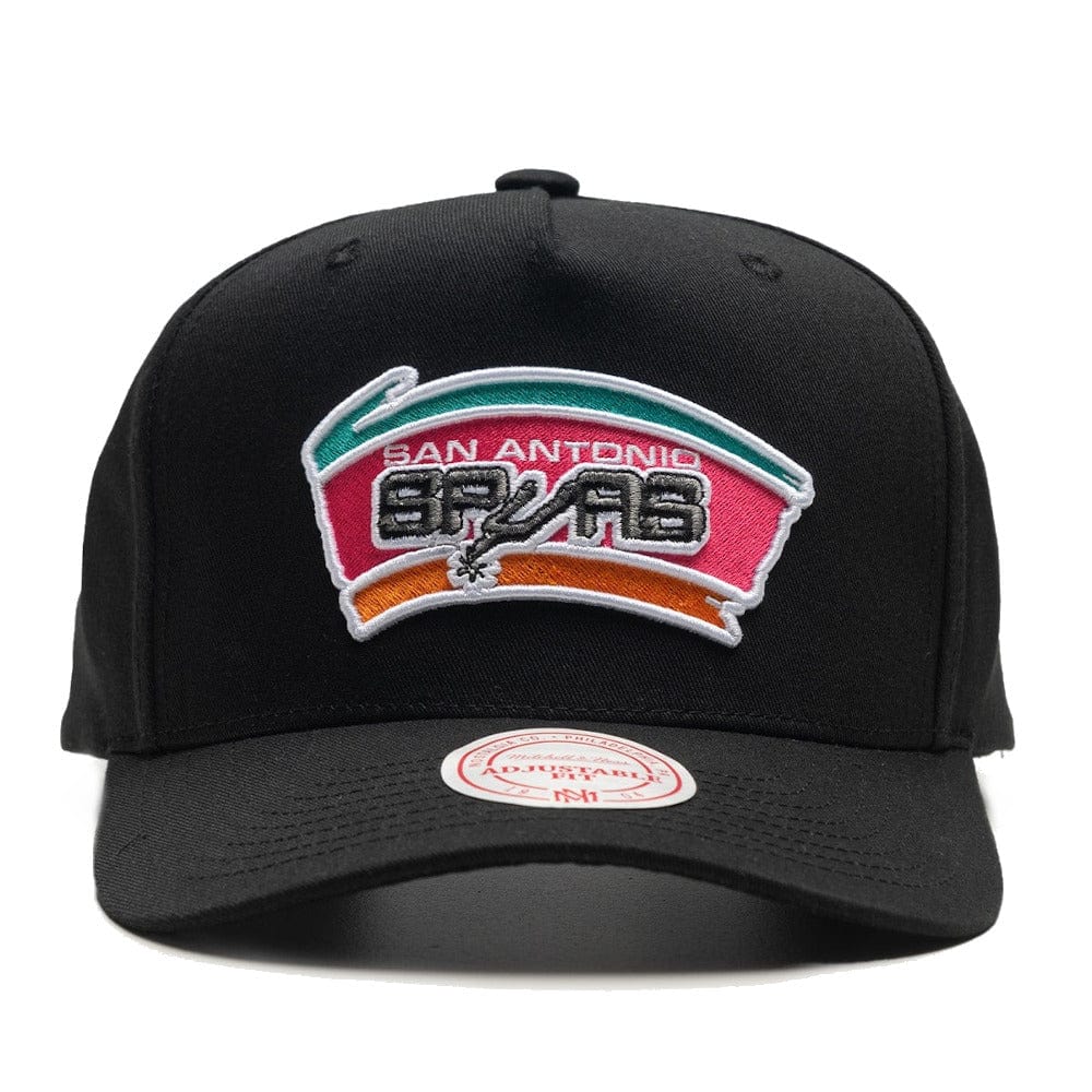 Mitchell & Ness Team Colour Logo MVP Snapback San Antonio Spurs - Black