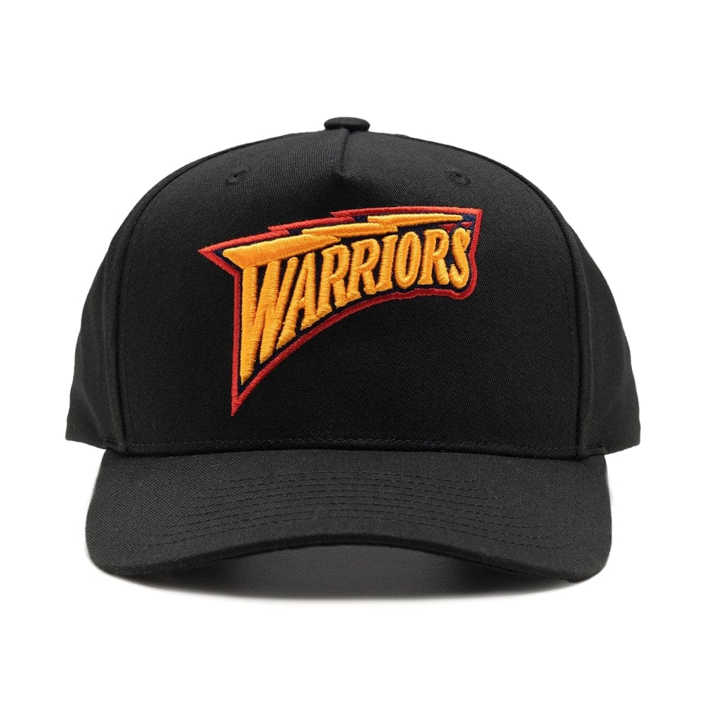 Mitchell & Ness Team Colour Wordmark MVP Snapback Golden State Warriors - Black