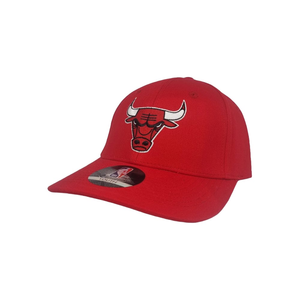 NBA Essentials Youth Team Colour Classic 6 Panel Snapback Chicago Bulls - University Red