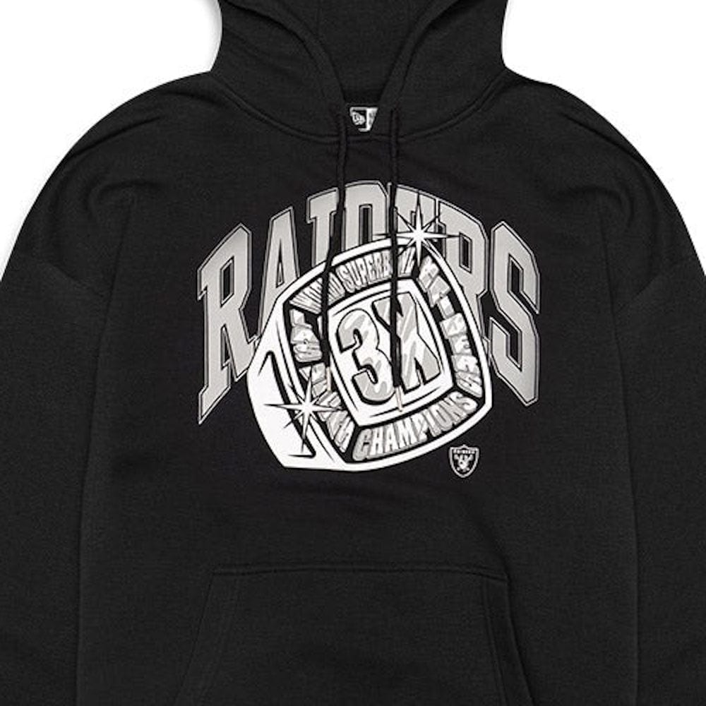 New Era Champs Oversize Hoodie Las Vegas Raiders - Black