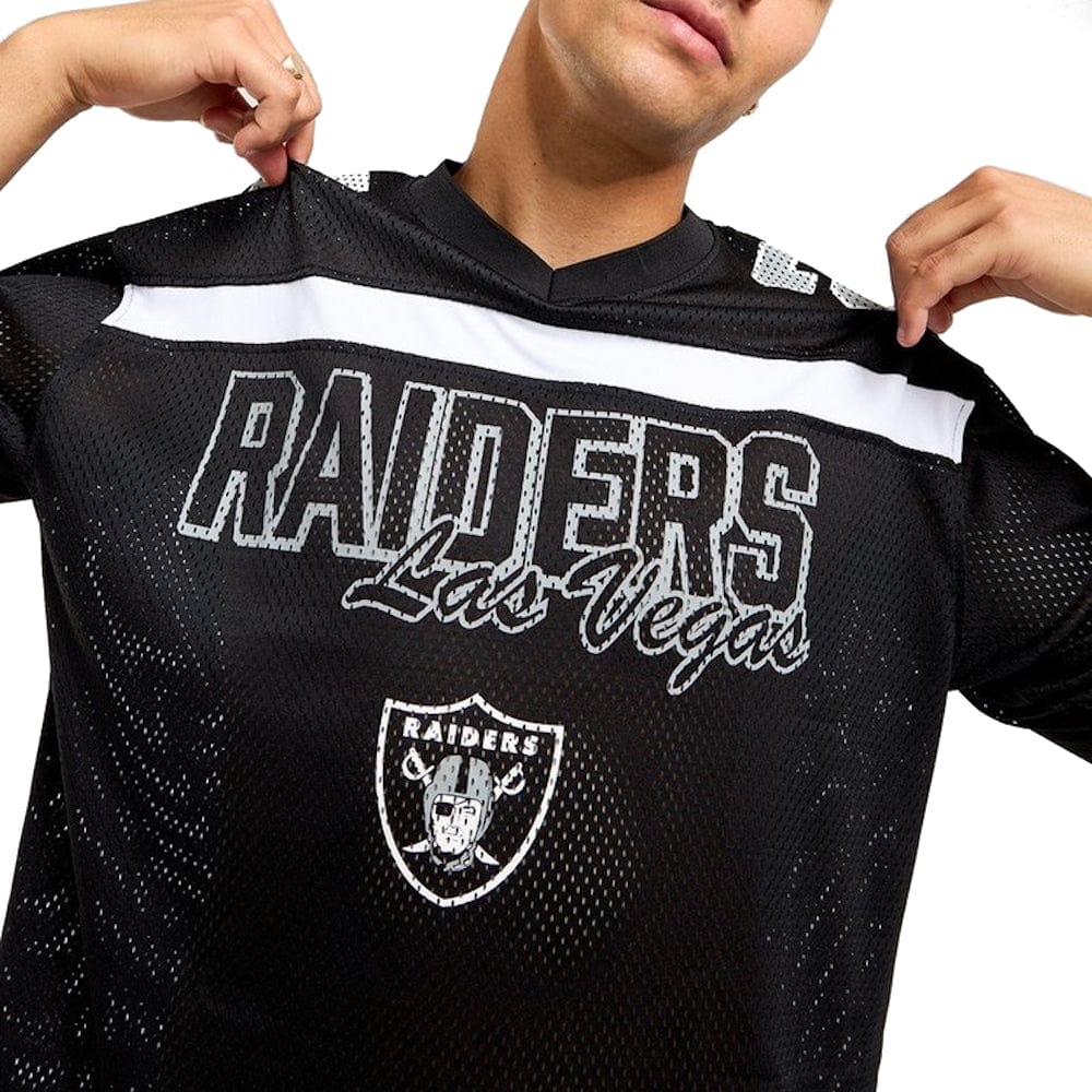 New Era Mesh Graphic Jersey Las Vegas Raiders - Black