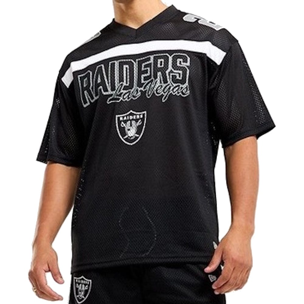 New Era Mesh Graphic Jersey Las Vegas Raiders - Black