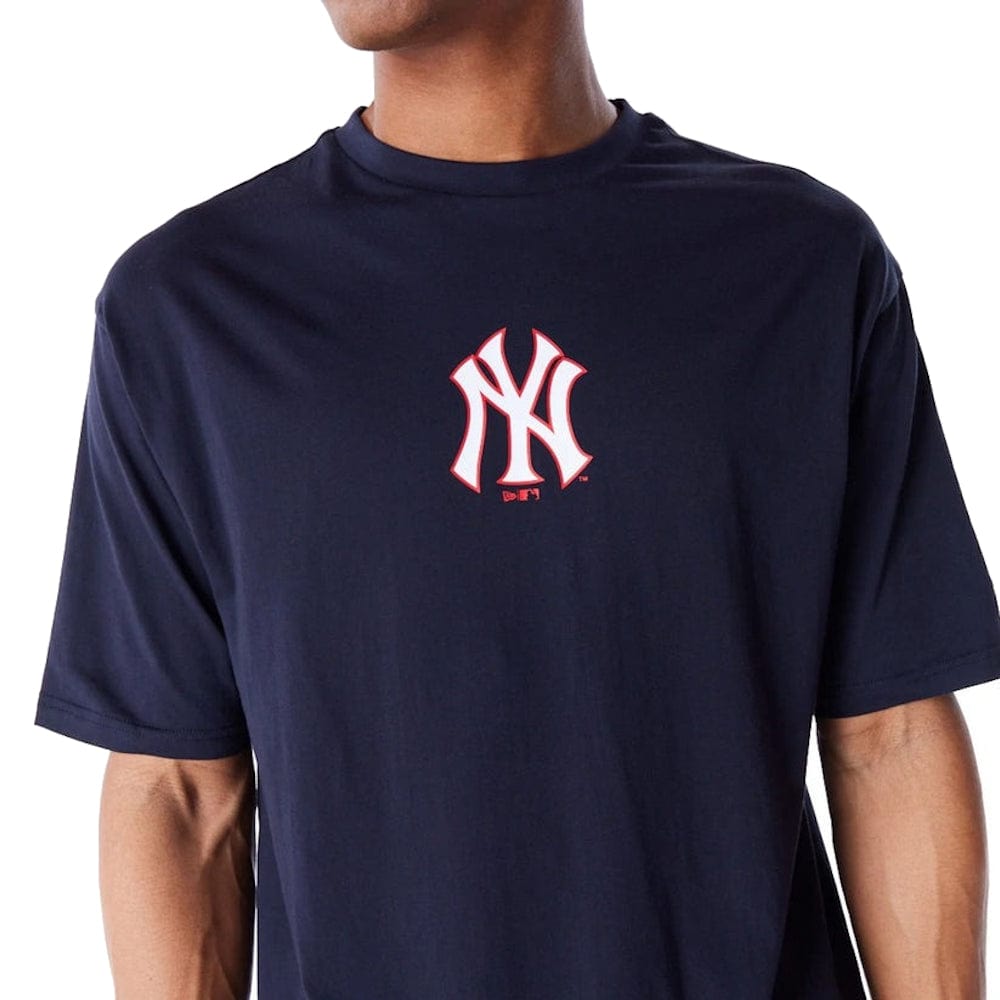New Era MLB World Series Oversized Tee New York Yankees - Navy