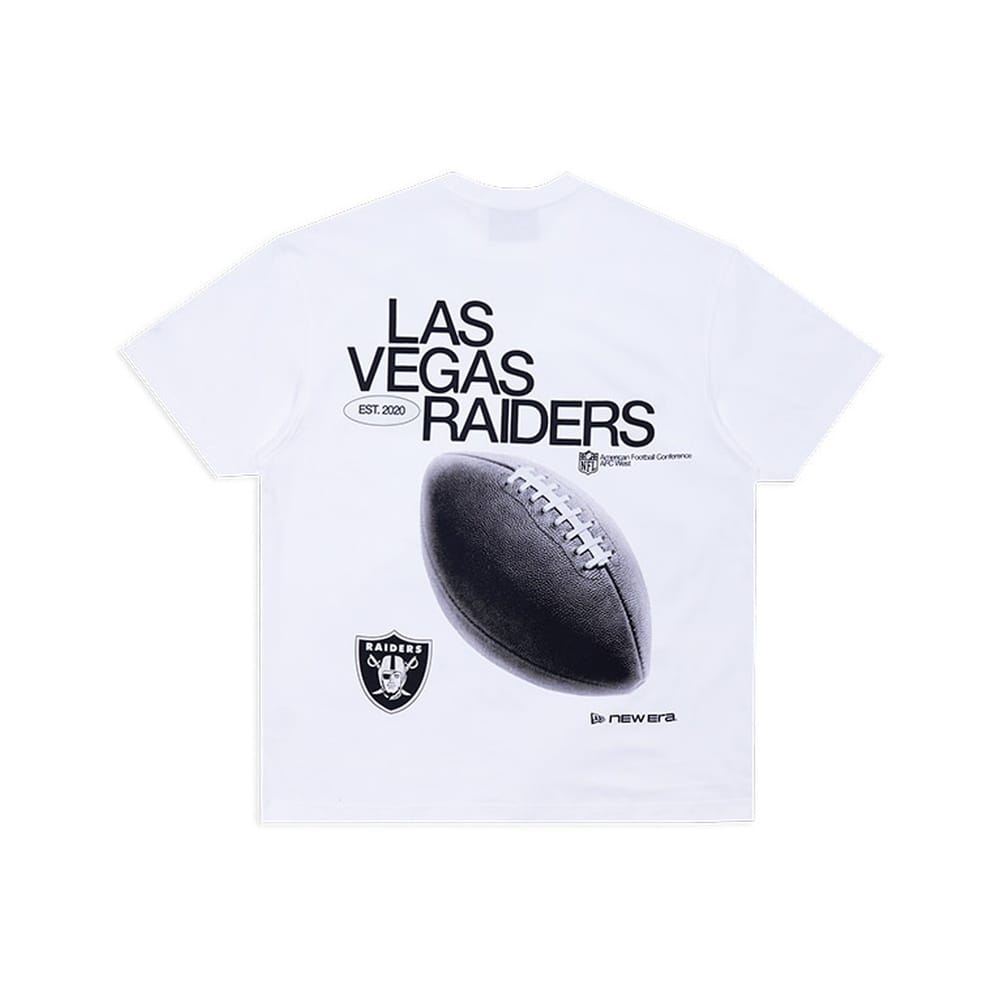 New Era Modern Essentials Las Vegas Raiders Relaxed Tee - White