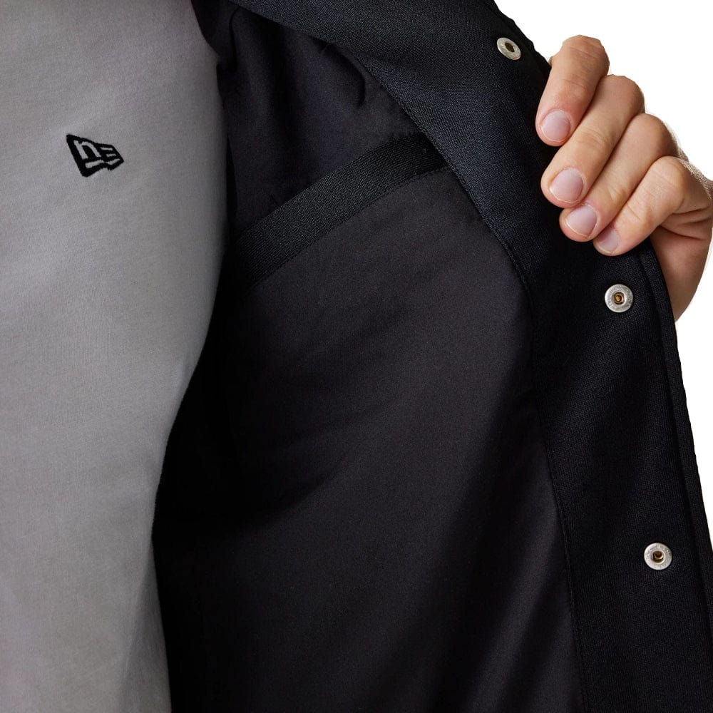 New Era NBA Panel Bomber Jacket Chicago Bulls - Black