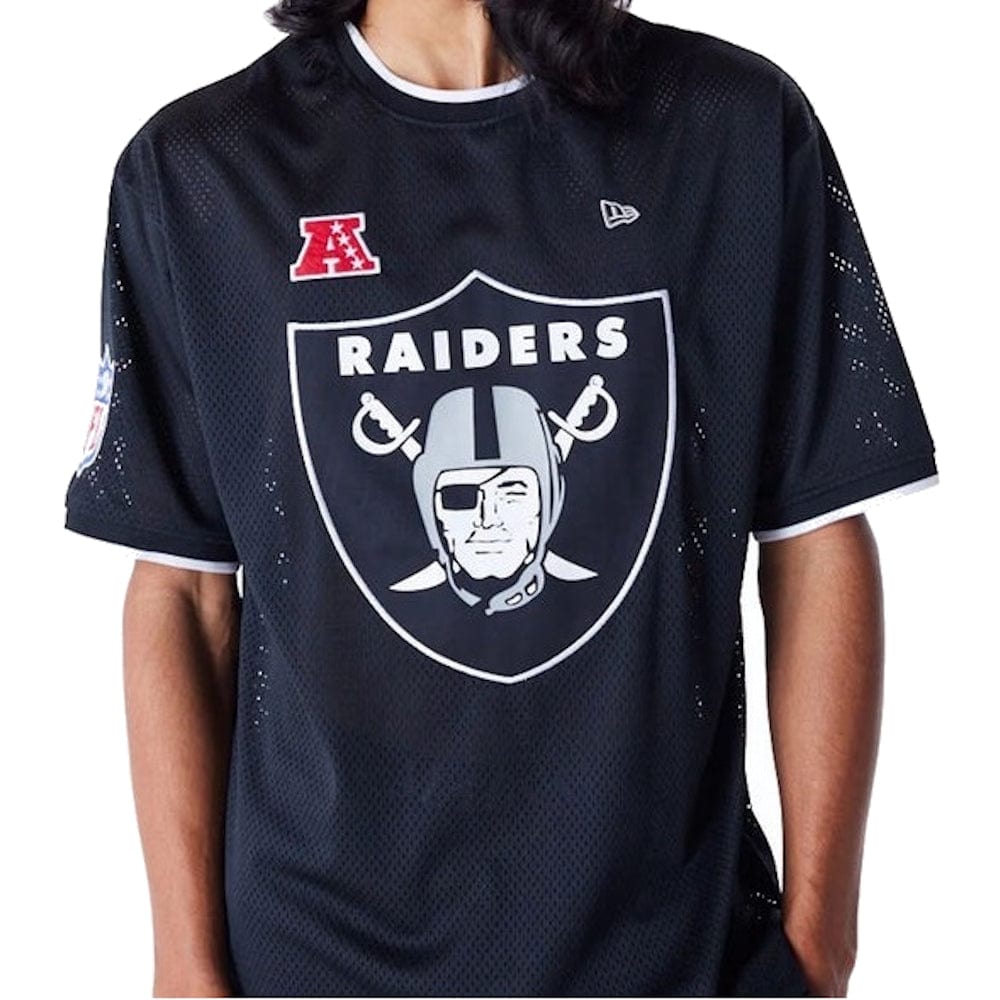 New Era NFL Oversized Mesh Tee Las Vegas Raiders - Black