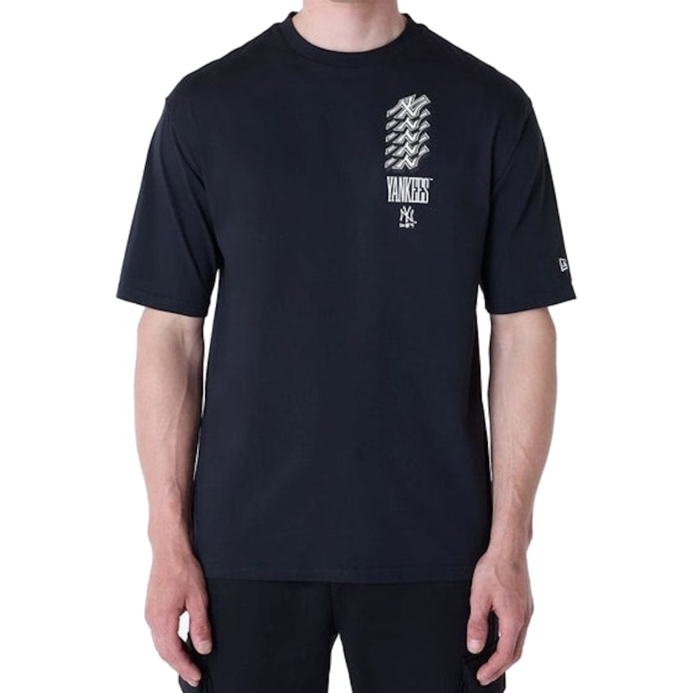 New Era Wordmark Oversized Tee New York Yankees - Black