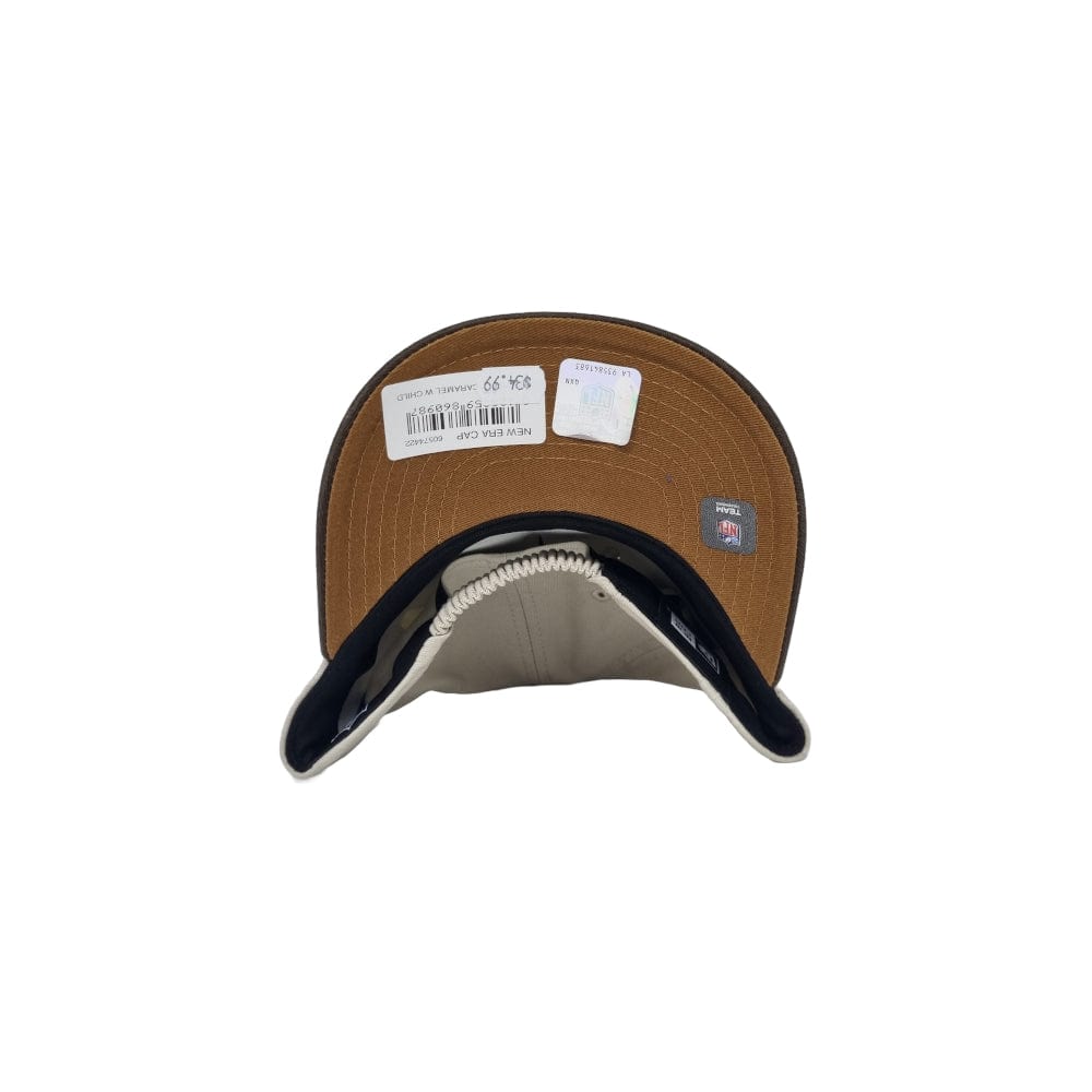 New Era Childrens Caramel Wafer Strapback Los Angeles Dodgers - Stone / Walnut